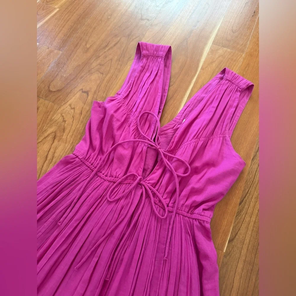 Abercrombie and Fitch pink maxi dress. Size S